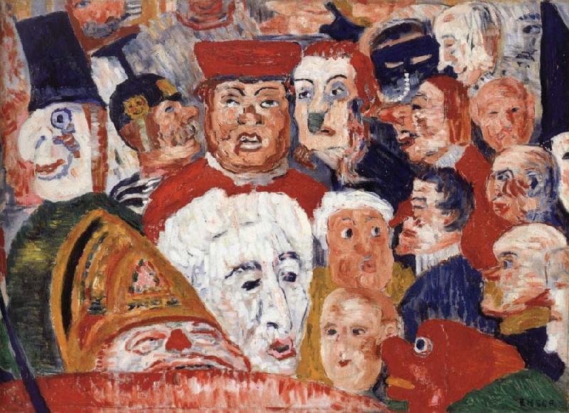 James Ensor The Drum Major oil painting image